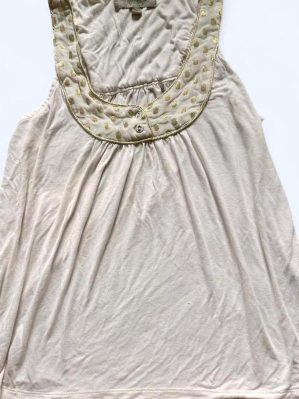 Y2K White Ecote Babydoll Tunic Top